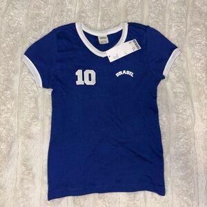 Urban Outfitters Blue Brasil Women’s Tee